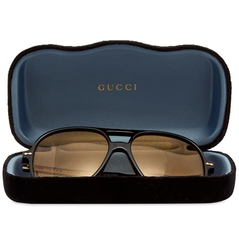 gucci 64mm sunglasses|gucci oversized aviator sunglasses.